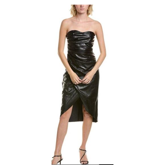 Femme Society Black Strapless Cocktail Dress, Women's Size Small, NWOT - Picture 6 of 7